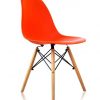 Кресло для посетителей Eames оранжевое