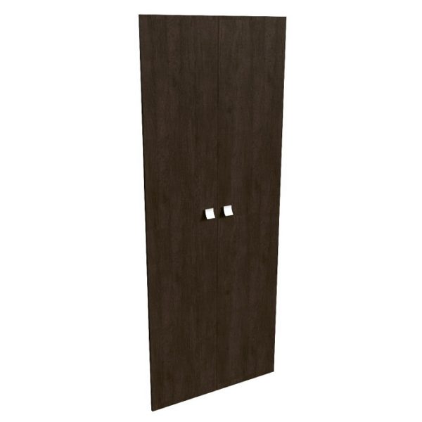 Комплект высоких деревянных дверей 12552 венге