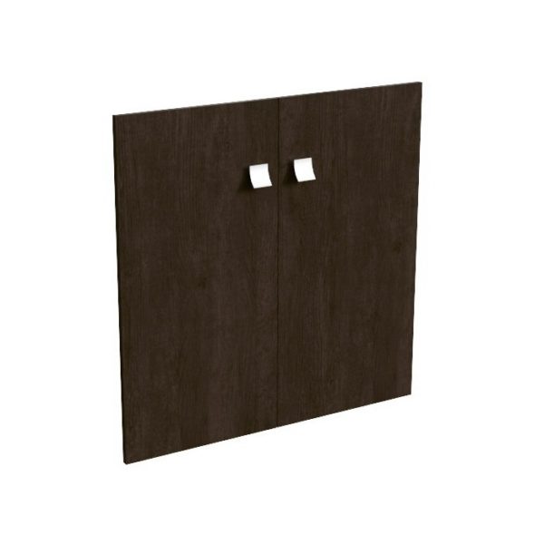 Комплект низких деревянных дверей 12554 венге